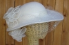 Hat - White Wool Womans Hat