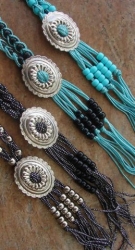 OVAL CONCHO NECKLACE