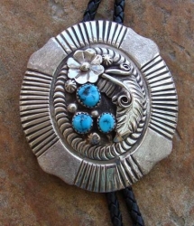 TURQUOISE STERLING BOLO