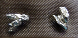  Pure Silver Nugget Earrings