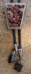 GEMSTONE CHIPS BOLO TIE
