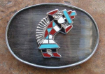 INDIAN MOTIF BELT BUCKLE