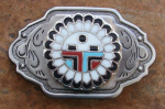 INDIAN MOTIF BELT BUCKLE