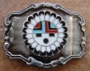 INDIAN MOTIF BELT BUCKLE