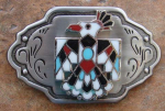 INDIAN MOTIF BELT BUCKLE