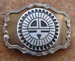 INDIAN MOTIF BELT BUCKLE