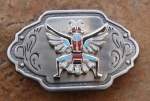 INDIAN MOTIF BELT BUCKLE