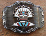 INDIAN MOTIF BELT BUCKLE