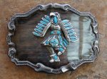 INDIAN MOTIF BELT BUCKLE