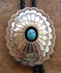 TURQUOISE STERLING BOLO