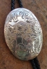 ENGRAVED STERLING BOLO