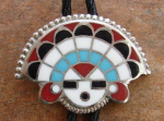 INLAID STONE BOLO TIE