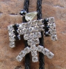RHINESTONE THUNDERBIRD BOLO TIE