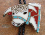 STEER HEAD BOLO TIE