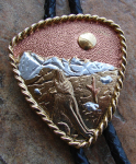 COYOTE BOLO TIE