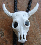 STEER SKULL BOLO TIE