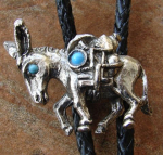 BURRO BOLO TIE