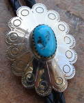 TURQUOISE BOLO TIE