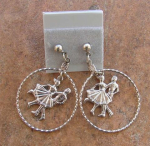 SQUARE DANCE MOTIF Earrings