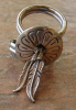 INDIAN STERLING SCARF HOLDER