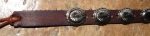 LEATHER CONCHO HAT BAND
