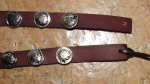 LEATHER NICKELS HAT BAND
