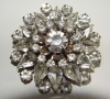 CRYSTAL RHINESTONE BROOCH