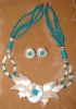 MOTHER OF PEARL Necklace/Earring Set