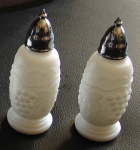 Milk Glass Salt & Pepper