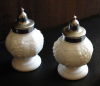 Milk Glass Salt & Pepper