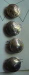 Button Cover set - Buffalo & Indian Head Nickel