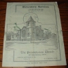 Dedicatory Services Program - Presbyterian Church
