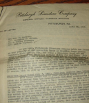 Letter - Property Rights - 1926