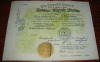 Certificate of Membership - Nobles of the Mystic Shrine