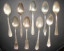 ASSORTED TEASPOONS silverware