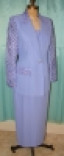 Periwinkle Skirt Suit