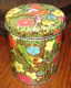 Bird & Flower Tin Canister